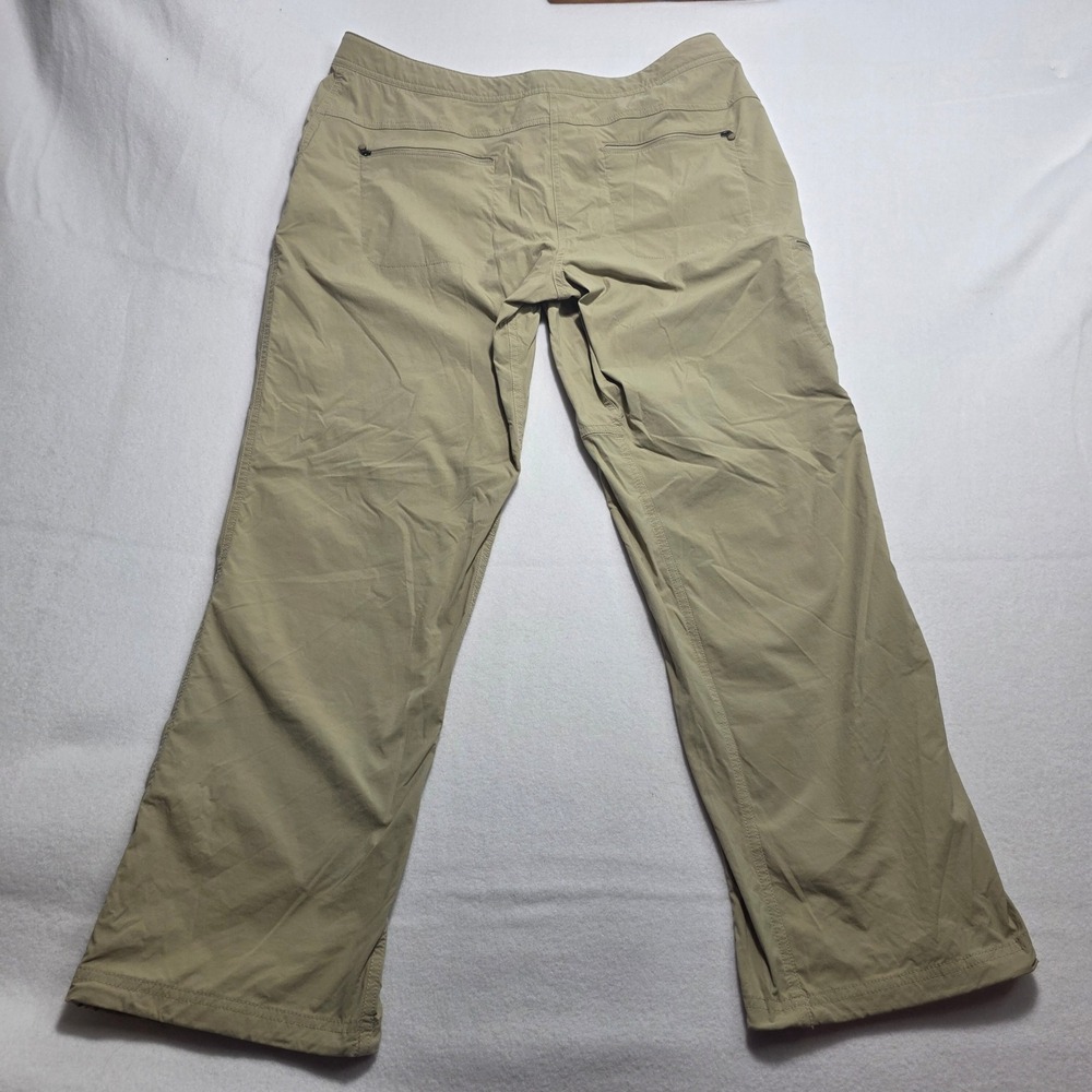 LL Bean Vista Camp Pants Womens 16 Regular Khaki Tan Hiking Outdoor 268919 - Picture 8 of 15
